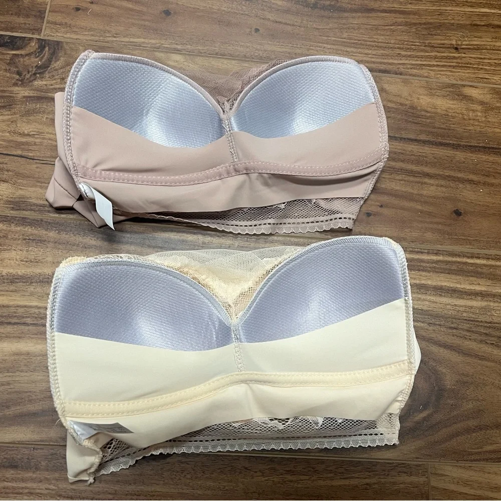 - Lot of 2 Lacy sheer bras, size Small, new